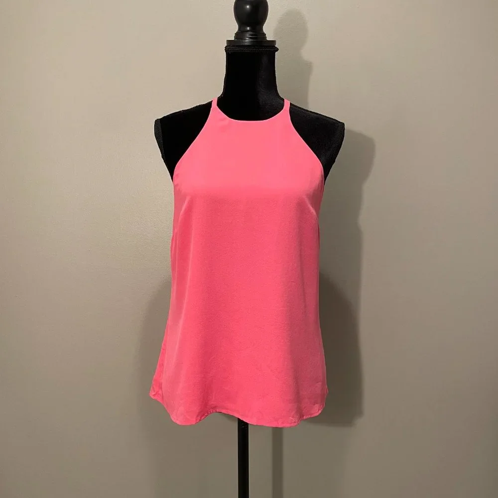 Annie Griffin Womens 100% Silk Poly Lined Razor Back Tank sz M No Labels NWOT - Picture 6 of 6